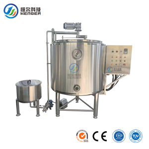 Petit refroidisseur à lait rond entièrement automatique 200L-2000L avec agitateurs cuve à fromage - Product Image 5