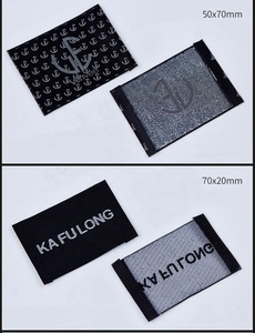 <span class=keywords><strong>2025</strong></span> cá nhân logo quần áo nhãn tùy chỉnh thêu dệt may thẻ - Product Image 6