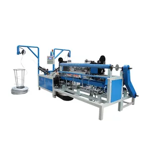 3 meters width automatic diamond chain link fence mesh making machines