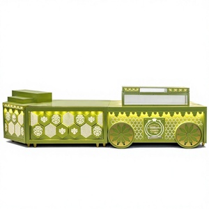 Carrito de Buffet Móvil de Acero Inoxidable Moderno de Lujo King International, Estación de Servicio de Alimentos |   Carrito de Servicio Personalizado para Hoteles - Product Image 1