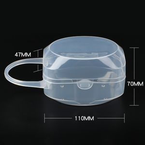 Boîte de rangement portable à crochet suspendu anti-poussière pour les sucettes de bébé Conception sanitaire Gestion de la sucette apaisante - Product Image 5