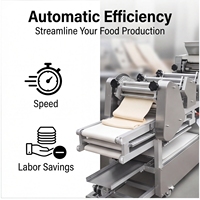 Machine à pâtes entièrement automatique avec système de dépoussiérage et d'empilage, haute capacité commerciale, 150-250 kg/h, 3000W, pour un gain de temps et une production efficace.
