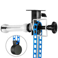 Sistem Penyangga Latar Belakang Manual 4 Roller Wall Mounting, Penahan Latar Belakang Plafon untuk Peralatan Studio Video
