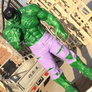 Estatua de <span class=keywords><strong>Hulk</strong></span> de Fibra de Vidrio de Tamaño Real con Temática de Película de Cine Famoso - Product Image 3