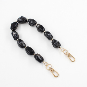 Nuevos accesorios creativos <span class=keywords><strong>de</strong></span> cuentas para mujer y niña, bolso con cadena, correa para bolso, cadena <span class=keywords><strong>de</strong></span> resina acrílica, cuentas <span class=keywords><strong>de</strong></span> piedra, correa para bolso con <span class=keywords><strong>dos</strong></span> <span class=keywords><strong>hebillas</strong></span> - Product Image 6