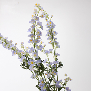 Mới Đến Chất Lượng Cao Nhân Tạo Delphinium Bất Cảm Ứng Delphinium Hoa Cho Nội Thất Nhà Trang Trí Đám Cưới - Product Image 5