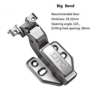 FS7067 <span class=keywords><strong>DTC</strong></span> Glastür-Entriegelungsdämpfer Schwarzes Türscharnier Kaltgewalzter Stahl Hydraulisches Feststehendes Geräuschloses Aluminiumrahmen-Scharnier - Product Image 5