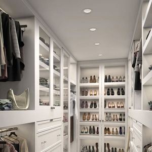 Armoire de haute qualité, design moderne, bois massif, dressing, style européen, étagères, armoire de chambre à coucher - Product Image 5