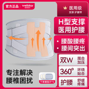 Ceinture de soutien lombaire Veder WP02A, réglable, respirante, en maille, pour adultes - Product Image 4
