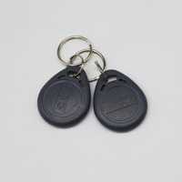 EM4200 Programmable Réinscriptible 125Khz 13.56Mhz RFID Porte-clés Produits de contrôle d'accès avec étiquette ABS NFC et porte-clés