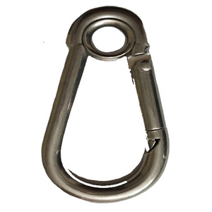 Mousqueton en acier inoxydable M6 avec anneau de verrouillage pour le camping en plein air, l'escalade, le kayak, le canoë, la connexion et la sécurisation de l'équipement - Product Image 4
