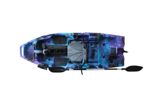 Kayak monoplace modulaire pliable VK-45 de 2,5 m avec système de pédales double, coque HDEP légère et durable pour la pêche - Product Image 2