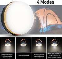 Lanterne Led Portable Rechargeable avec télécommande, luminaire d'extérieur, idéal pour le Camping, mah
