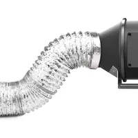 Tuyau de ventilation en aluminium extensible 50/60/76/80/90mm, tube de fumée renforcé, flexible d'extraction pour ventilateur de cuisine et sortie de chauffage de stationnement