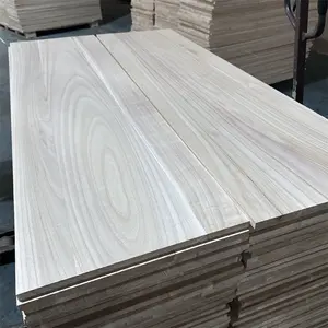 Vente en gros de planche de paulownia de qualité AA de taille personnalisée planche de paulownia en bois massif