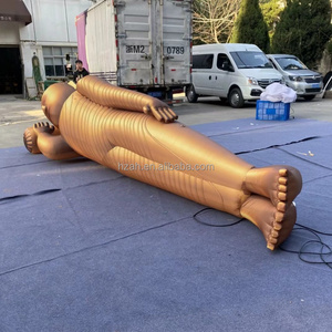 Statue de <span class=keywords><strong>Bouddha</strong></span> <span class=keywords><strong>gonflable</strong></span> géante dorée personnalisée, <span class=keywords><strong>Bouddha</strong></span> couché pour la décoration des festivals bouddhistes du temple, événements religieux - Product Image 5