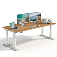 Meubles de bureau ergonomiques, bureau intelligent à hauteur réglable électriquement, avec 4 pieds, 4 moteurs, cadre de bureau debout