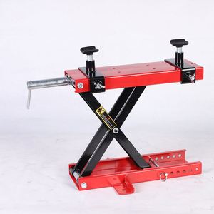 Haute qualité 1100 lb acier moto ATV ciseaux élévateur cric manivelle palan support avec selle et épingles de sécurité - Product Image 3