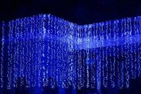 LGYC Fabrikpreis 2x5m 1000LED IP44 Solarbetriebene Outdoor Wasserdichte Lichtvorhänge Controller Dimmbar Hoher CRI 95 Weihnachten