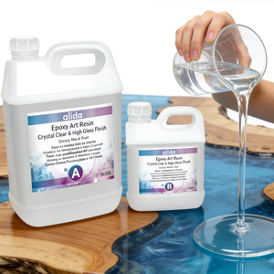 Alida 6628 Crystal Clear Epoxy Resin for Art Crafts River <strong>Tables</strong> and Coating Projects - Product Image 1