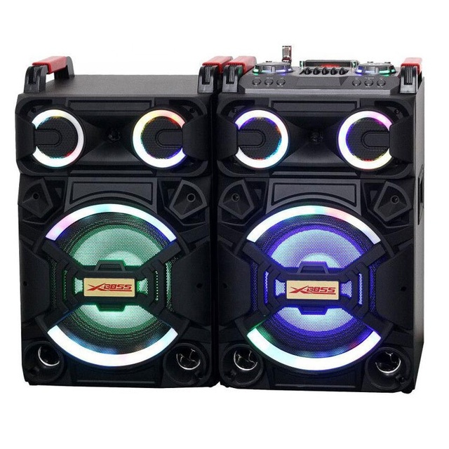 2021 NEW ARRIVAL High Quality Hot Selling Best Price Active 2.0 Pair Stage Speaker With USB/FM/SD/Bluetouch/Disco Light