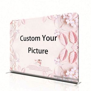Easy Assembly Trade Show <b>Backdrop</b> <b>Stand</b> Paper Material 8ft*8ft Retro Portable Promotional Party Supplies Direct Manufacturer - Product Image 1