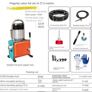 Potente herramienta de eliminación de obstrucciones de drenaje Manual, Serpiente de Cable Flexible para el Hogar, baño, fregadero, tubería de inodoro, dispositivo de desbloqueo - Product Image 5
