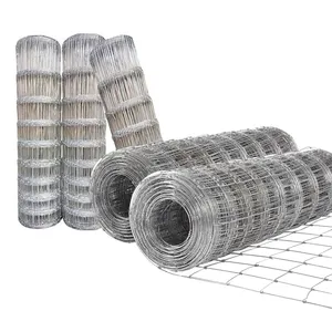 High Quality Galvanized Metal Wire Mesh Hot Sale Farm and Field Fence for Cattle Low Maintenance Steel Gate for Livestock