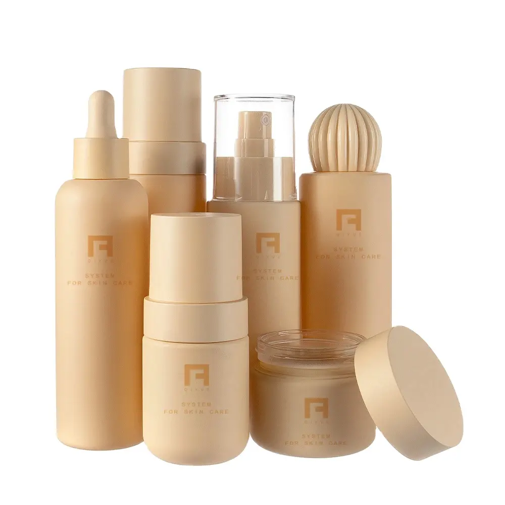 Kosmetik behälter und Hautpflege-Serum flaschen set 30ml 50ml 80ml 100ml 120ml Plastik flaschen für Hautpflege verpackungen