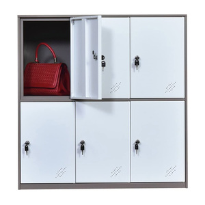 Hot Sale Metal <b>Locker</b> 6 Door School <b>Lockers</b> Colorful Small <b>Locker</b> for Public Places - Product Image 1