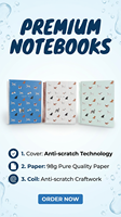 Carnet spirale A4/A5S « Moments de guérison du chien mignon » – 100 feuilles, couverture rigide en cuir – Fournitures de bureau et scolaires, cadeau, journal intime, logo personnalisé