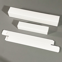 Boîte en carton blanche universelle pliable en gros Petite boîte rectangulaire pour cosmétiques Emballage électrique numérique Carton en stock