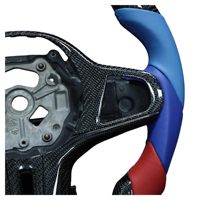 Volant sport en fibre de carbone à trois couleurs pour BMW M1 M2 M3 M4 M5 Série G F40 F44 G20 G21 G28 G22 G29 G80