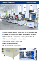 Ligne de scellage automatique de blisters Hipower au design européen, table rotative pneumatique à 4 stations, déchargeur robotisé, facile à utiliser