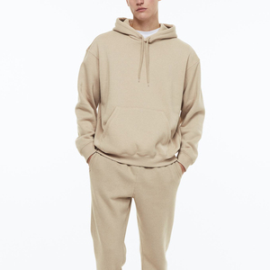 Venta al por mayor Basics 100% Algodón Hombres Oversized Full Zipper Hoodie Heavyweight French Terry Winter Solid Zip Sudaderas con capucha - Product Image 1