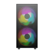 Boîtier d'ordinateur de jeu GAMEMAX Aero 3607 Mid Tower ATX, prend en charge le refroidissement par eau 360, utilisation sur ordinateur de bureau