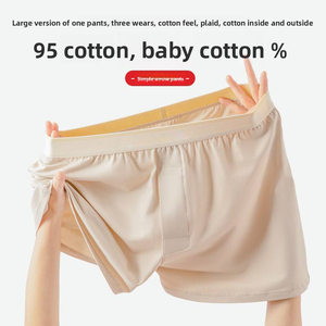 Calzoncillos bóxer personalizados CELINNE OEM ODM para hombre, 95% algodón, transpirables, suaves, de tiro medio, ajuste holgado, ropa interior masculina para dormir - Product Image 1