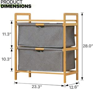 LG Hot Bán tùy biến hiện đại giặt giỏ có thể gập lại cản trở với nắp ráp 3 ngăn wasmand giặt giỏ - Product Image 6