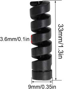 ปลอกหุ้มป้องกันสายเคเบิลแบบเกลียวสำหรับหูฟัง,อุปกรณ์ป้องกันสายชาร์จสายไฟสำหรับหูฟังหูฟังหูฟัง - Product Image 4