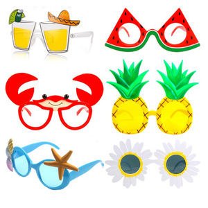 Luau Party piña fiesta <span class=keywords><strong>Gafas</strong></span> de sol hawaianas <span class=keywords><strong>gafas</strong></span> de sol de playa - Product Image 1