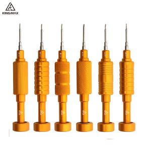 Jeu de mini tournevis sans fil magnétique 2D doré S2 Kit de tournevis de précision artisanal pour ordinateur portable Outils de <span class=keywords><strong>réparation</strong></span> de <span class=keywords><strong>téléphone</strong></span> portable SW-8057 - Product Image 2