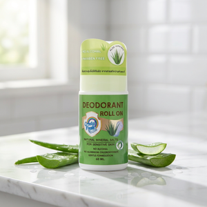 <b>CRYSTAL</b> FRESH Thailand-Made 60ml Natural Herbal Organic Antiperspirant Liquid <b>Deodorant</b> Roll-on for Women RN-PA060 - Product Image 2