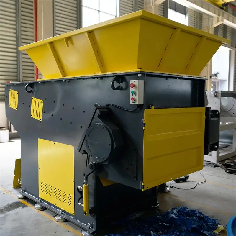 Automatisering Grote Pp Plastic Grondstof Verpletterende Machine Enkele As Shredder