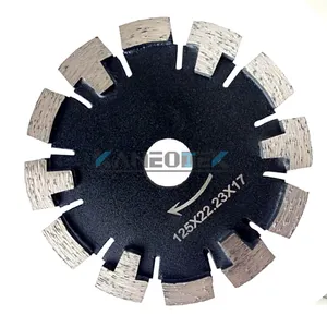 KANEOTEK 17 Mét Chiều Cao 125/150 Mét Rãnh Saw Blade Tuck Điểm Rãnh Cắt Blade Diamond Cutter Blade Cho Tường Đá Granite