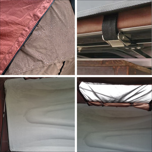 Side-Fold Roof Top Tent Hard <b>Waterproof</b> for SUV & Camping Easy Setup for Outdoor Travel Road Trips - Product Image 4