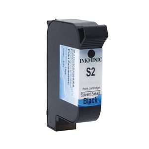 Cartuchos de Tinta Negra Compatibles con Base de Solvente S2 con Chip para Impresora de Inyección de Tinta Answer U2 Pro X1 U2 Smart Smartone TIJ - Product Image 4