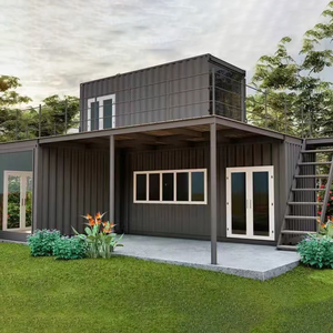 Portable vivant préfabriqué nouvelle expédition modifiée étanche préfabriqué <span class=keywords><strong>Garage</strong></span> Standard conteneur maison et immeuble de bureaux Villa - Product Image 3