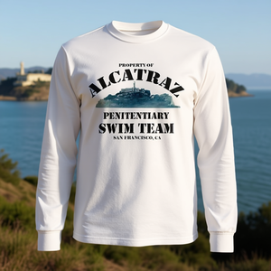 Camiseta de manga larga Property Of Alcatraz Retro Swim Team San Francisco Ca - Product Image 3