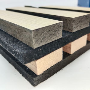 Panel Acústico de Chapa de Madera de Roble con Espuma y Diseño de Listones Anchos para Uso en Hoteles, Absorción de Sonido Óptima y Diseño de Modelo 3D - Product Image 6