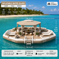 Plateforme flottante gonflable pour quai de bateau, quai de jet ski et loisirs aquatiques pour le plaisir aquatique en plein air